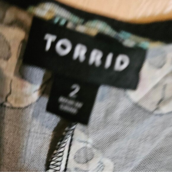 NWT Torrid Skull Print Black Dress - Picture 7 of 9